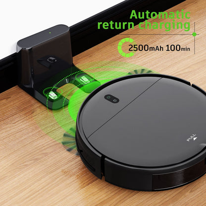 GOOVI Robot Vacuum, Robotic Vacuum Cleaner For Pet Hair, Hard Floor, Carpets ,Pet Hairs