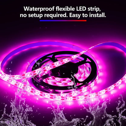 3 Pcs Grow Strip Lights for Indoor Plant, 16.4ft Full Spectrum LED Grow Light Flexible Plant Light Strips for Greenhouse Hydroponics Succulent Flower Vegetable