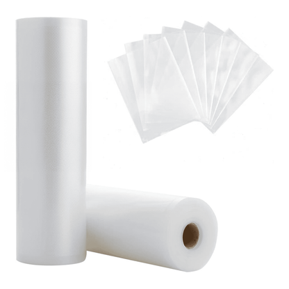 2 Rolls 8" x 12' Vacuum Sealer Bags,Vacuum Seal Rolls for Food Saver