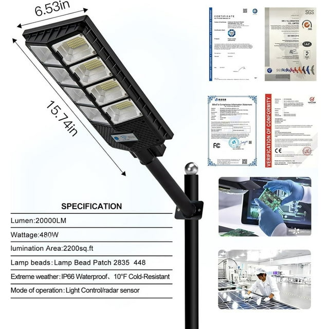 Solar Outdoor Lights, Solar Security Motion Lights Outdoor with 3 Lighting Modes Solar Powered Lights Waterproof for Outside Wall Garden Fence Backyard Deck