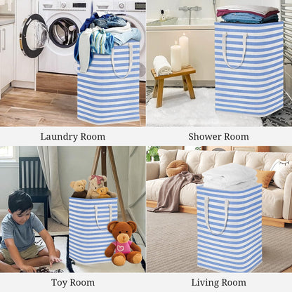 Laundry Basket, 2-Pack 72L Large Capacity Collapsible Laundry Baskets Waterproof for Home,Dorm Clothes Toy Storage