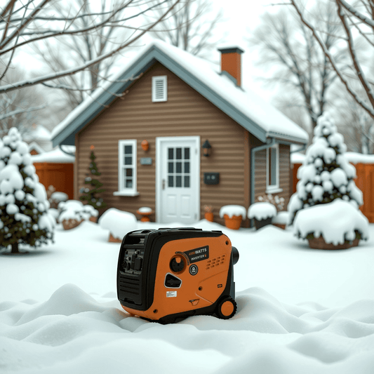 Efurden 4800-Watt Gas Powered Inverter Generator for Outdoor and Home Use, CO Sensor