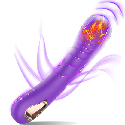 G Spot Couple Vibrator Sex Toys for Women with Heating Function, Dildo Vibrators with 10 Vibrations Waterproof G Spot Stimulation, Adult Sex Toys Bullet Vibrators Wand Sex Pleasure For Couples