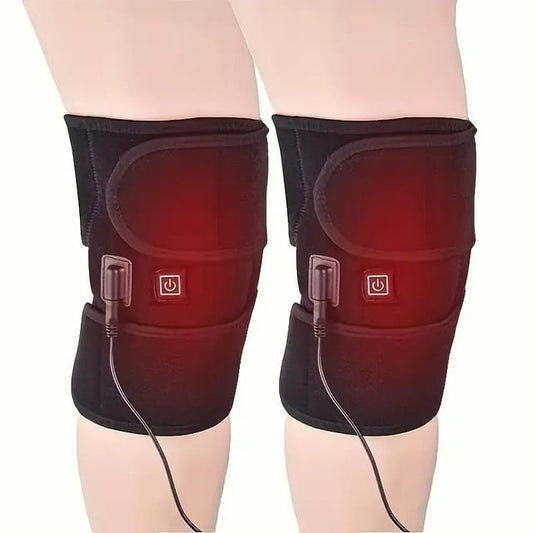 Genreen Versatile Knee Massager with Heat & Vibration - USB Rechargeable, Wireless, Ideal for Fibromyalgia Relief, Perfect Gift for Seniors