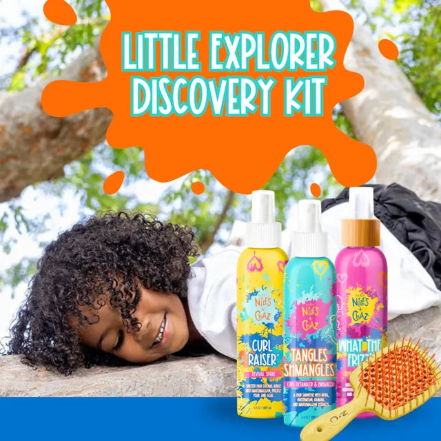 Niles and Chaz Little Explorer Curly Hair Discovery Kit