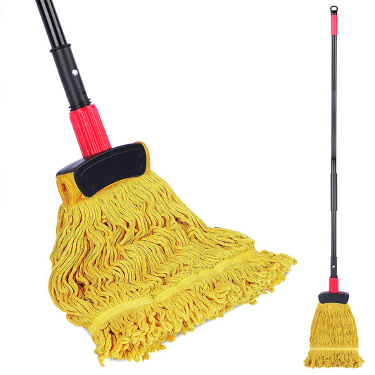 SUGARDAY Commercial Mop for floors Looped-End String Wet Heavy Duty Industrial Wet Mop