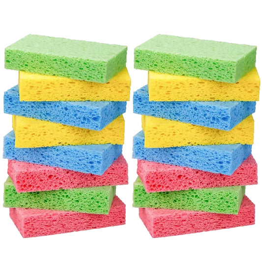 SUGARDAY 16 Pack Kitchen Sponges for Dishes Cleaning Non Scratch Compressed Sponges